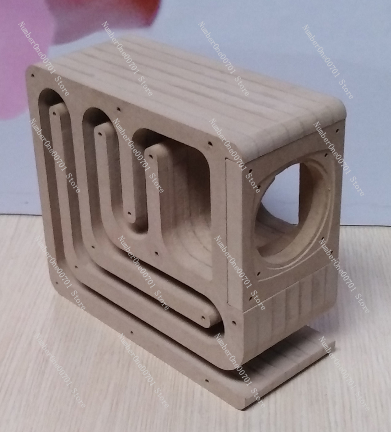 Diy Speaker - Caixa de Som Labirinto de Madeira