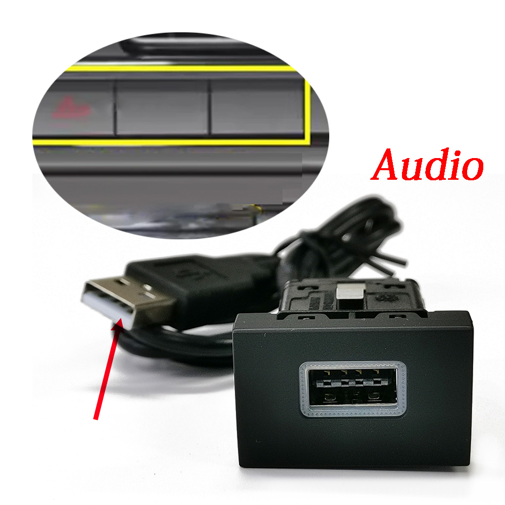 Audio Interface - Adaptador de Entrada USB para Carro