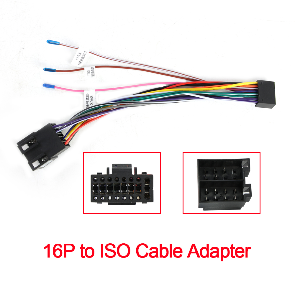 Audio Cable Rca - Adaptador de conector padrão iso, cabo