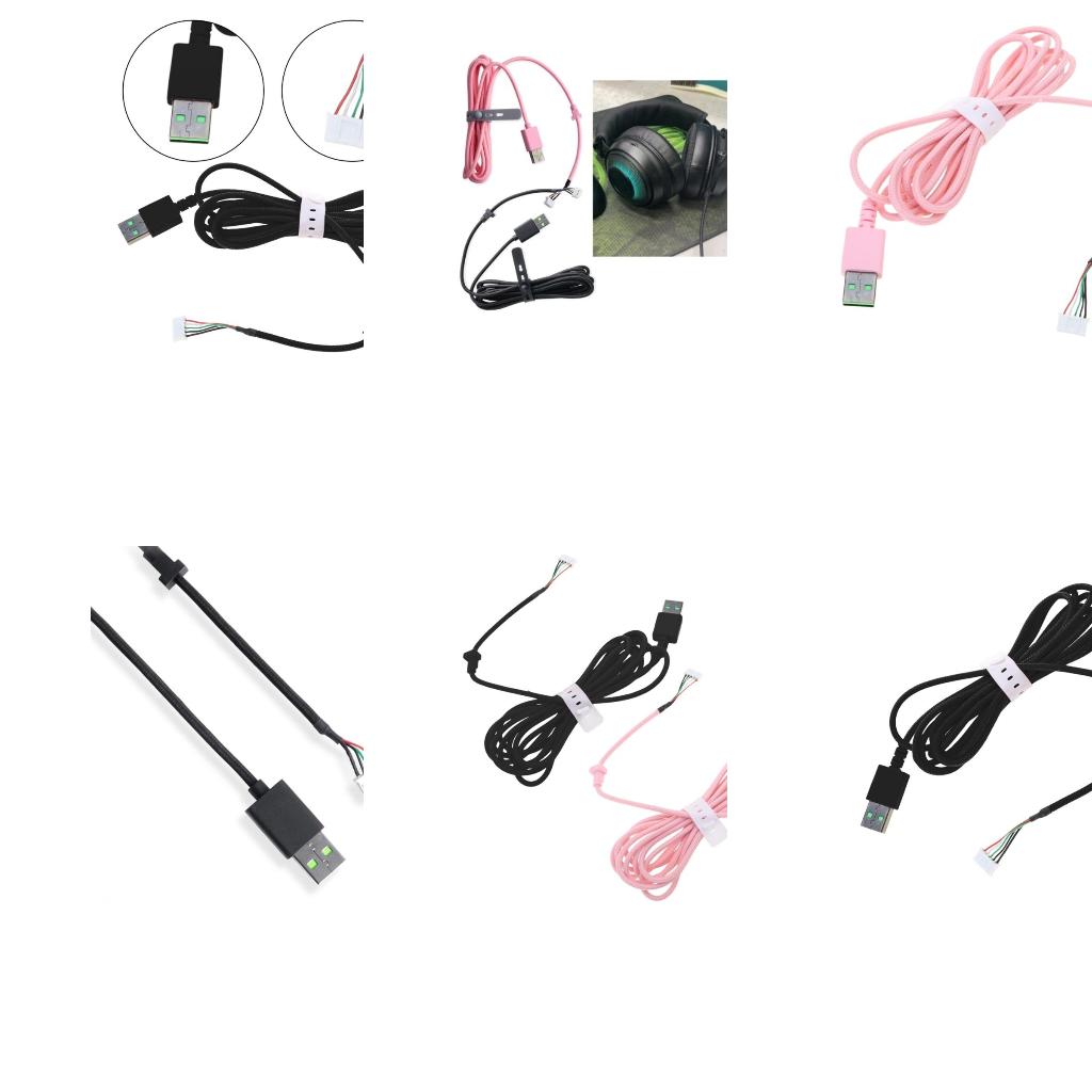 Headphone Parts - carregamento USB Linha PVC Fio para