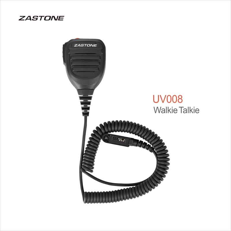 Speaker Terminal - Zastone uv008 microfone walkie talkie megafone