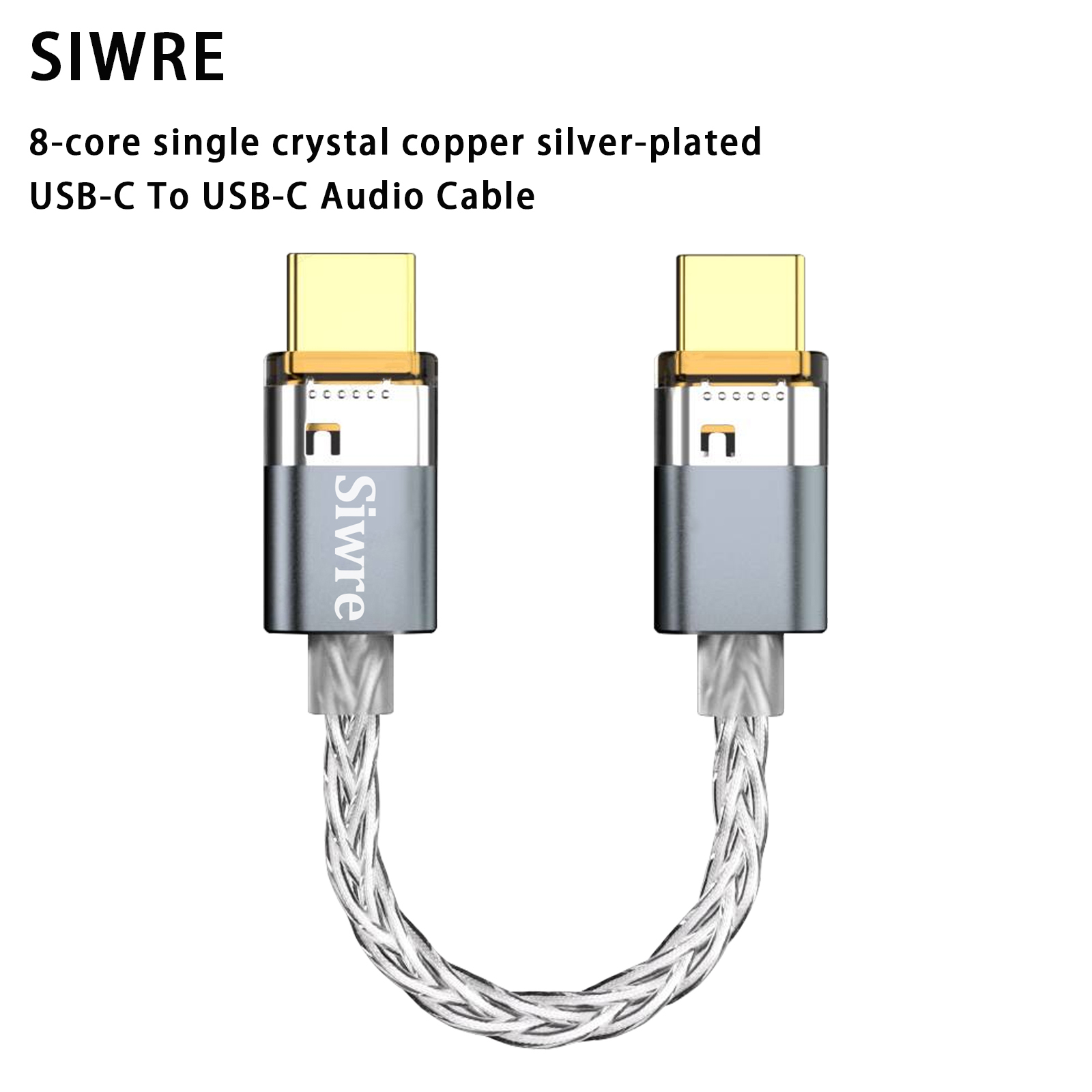 Headphone Amplifier - Cabo de Áudio SIWRE OT1 Tipo-C