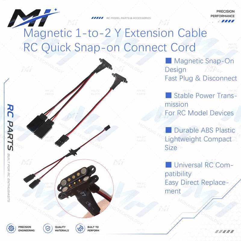 Rca Cable - Cabo de Extensão Magnético 1-para-2 com