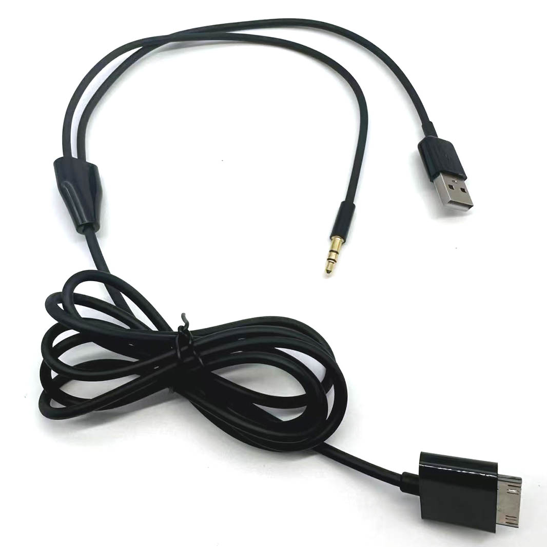 Audio Jumper Wire - Cabo Carregador USB de Áudio AUX