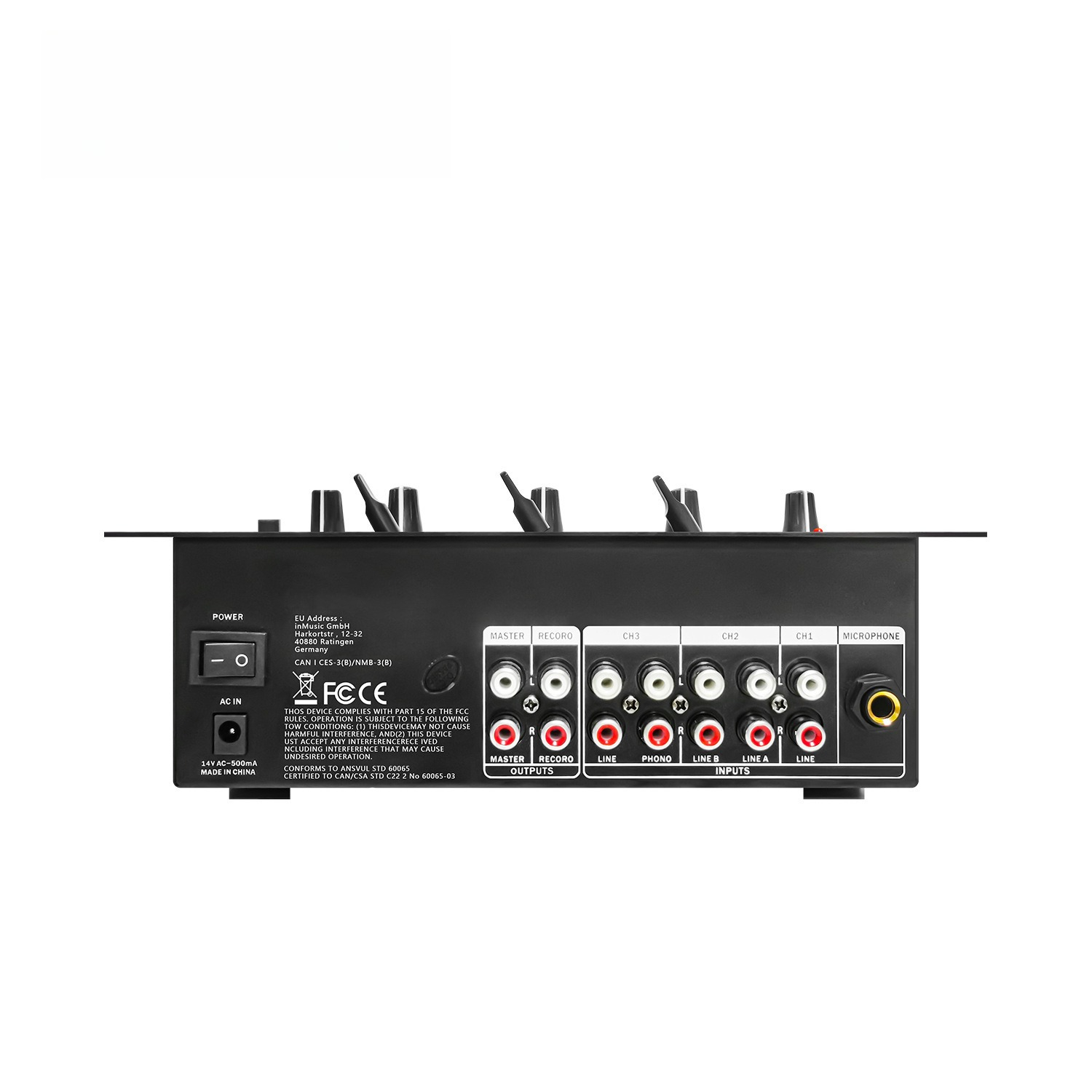 Mixer DJ de 4 Canais, Console  - Audio Interface avaliação e preço
