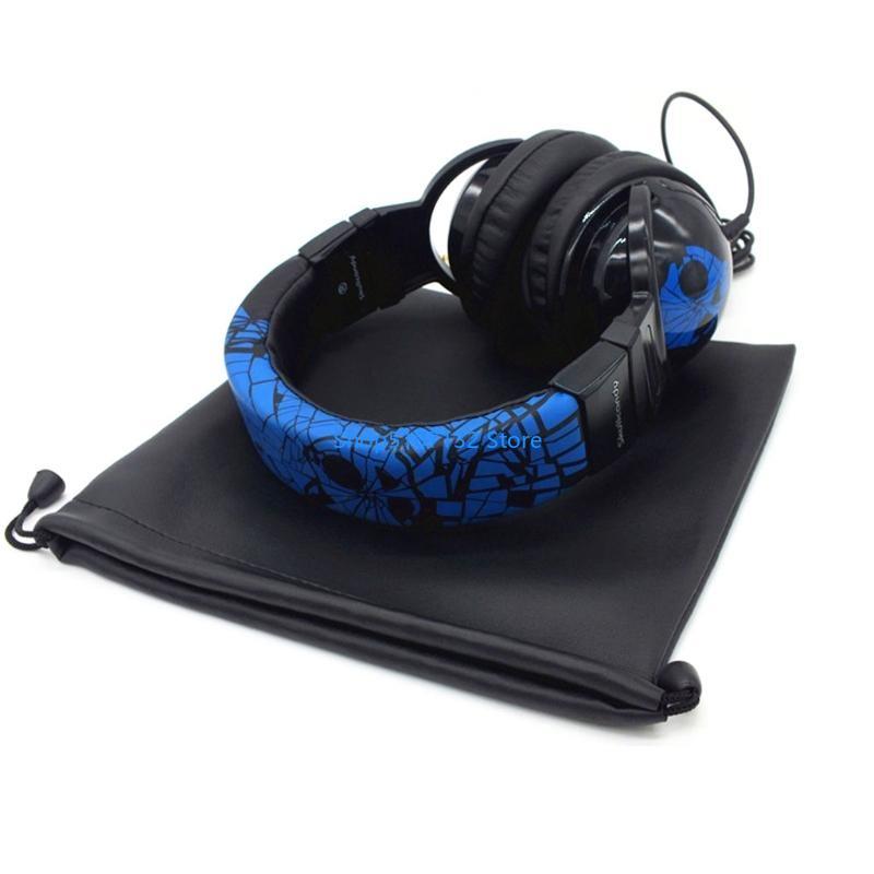 87HD Cor Preta PU Couro Protet - Headphone Parts avaliação e preço
