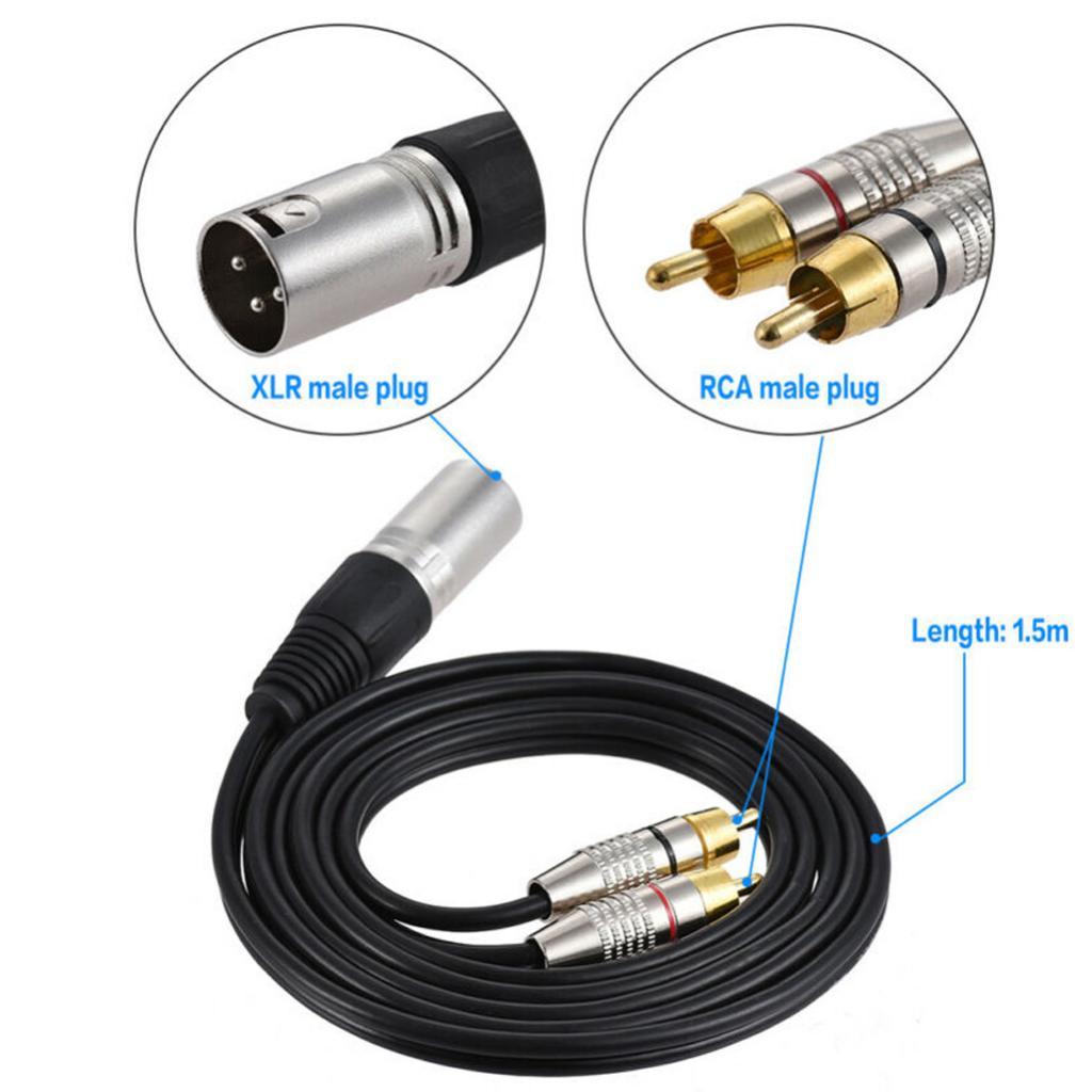 Cabo Divisor de Áudio XLR para - Rca Cable avaliação e preço