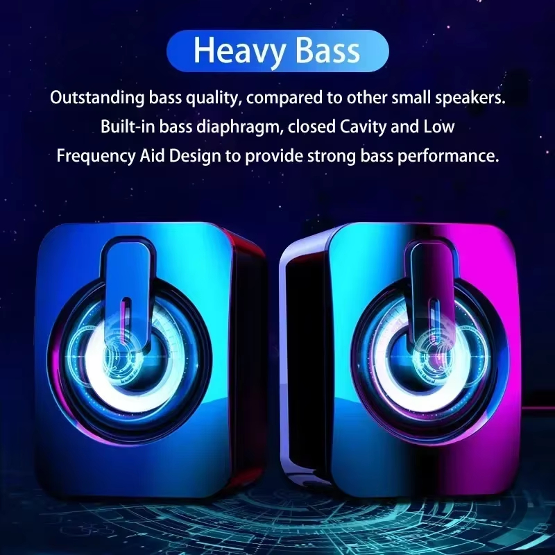 Coluna USB com fio, portátil,  - Speaker Wire avaliação e preço