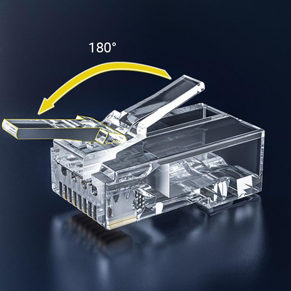 Conector RJ45 CAT6 Pass Throug - Rj45 Jack avaliação e preço