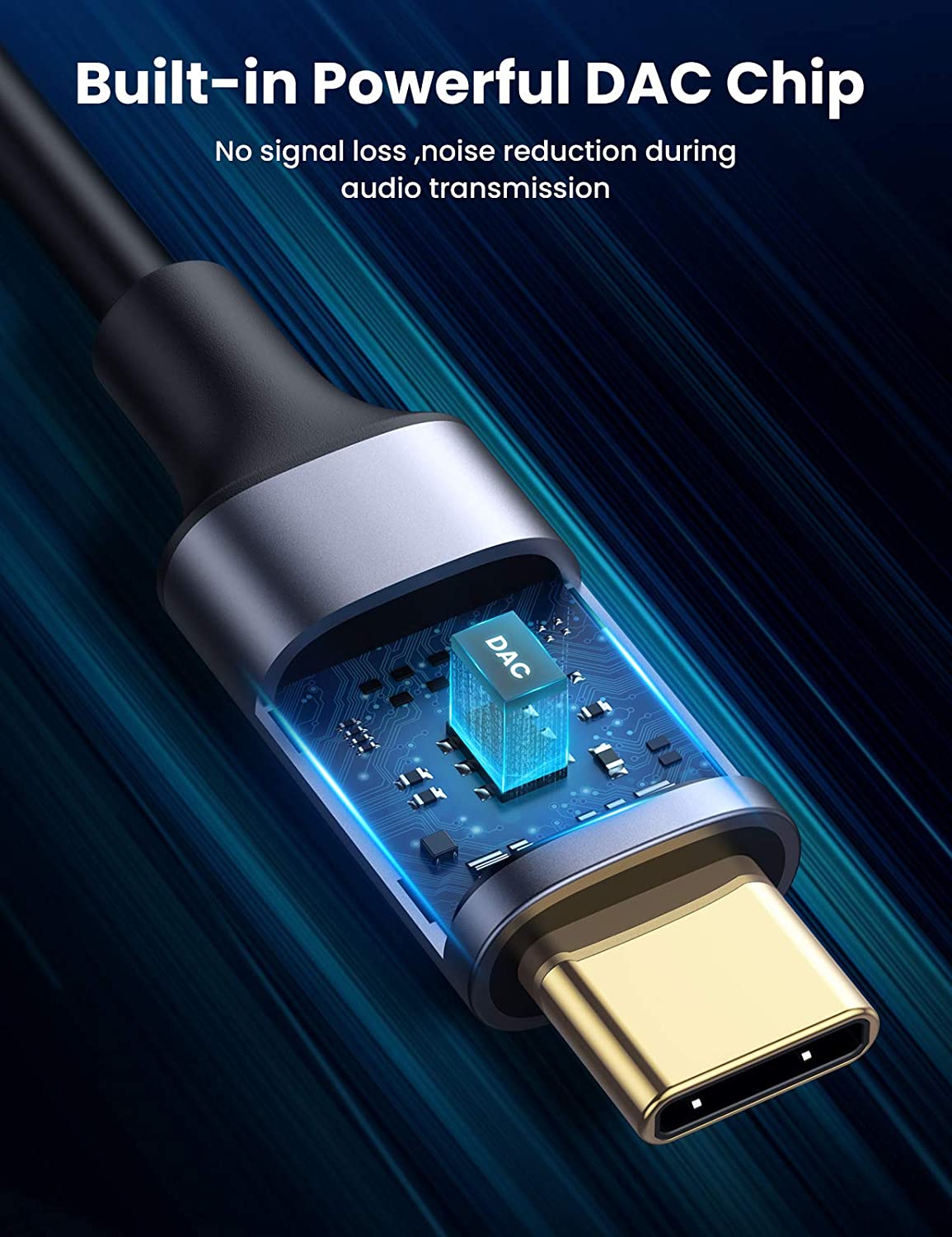 Cabo de áudio UGREEN USB-C par - Rca Cable avaliação e preço