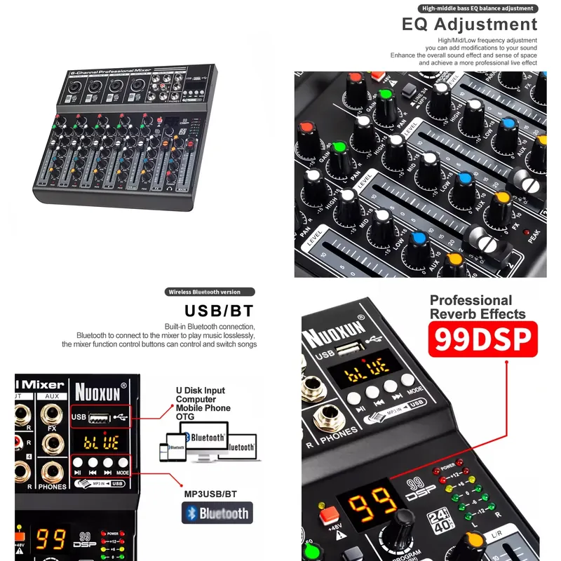 Mesa de Som Profissional com I - Audio Interface avaliação e preço