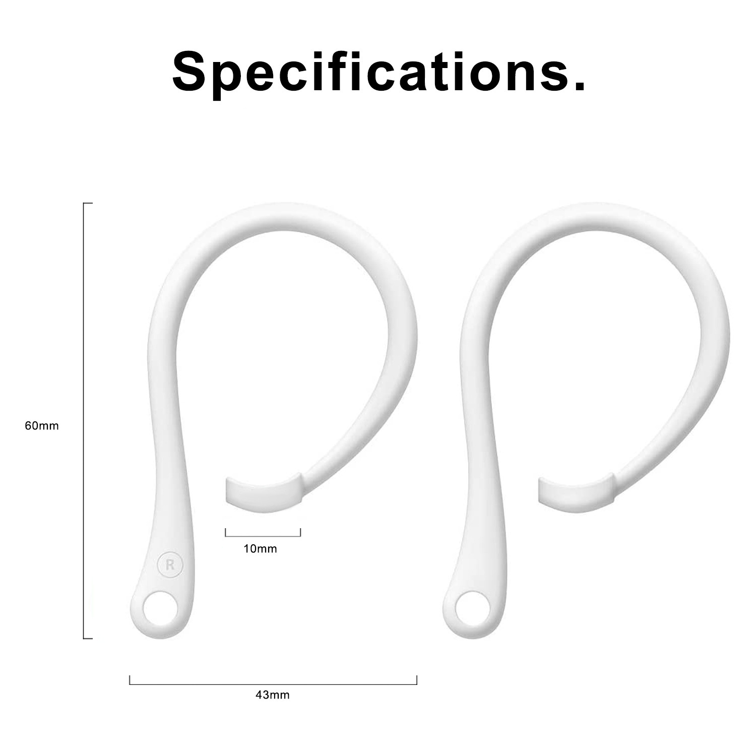 1 Par de Ganchos Anti-perda pa - Headphone Parts avaliação e preço