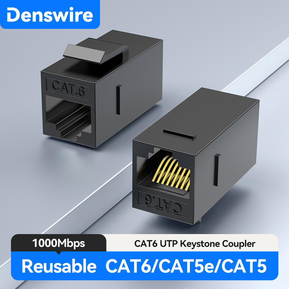 Acoplador Keystone CAT6 Denswi - Rj45 Jack avaliação e preço