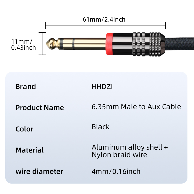 Cabo de Áudio Estéreo TRS de 6 - Trs Cable avaliação e preço