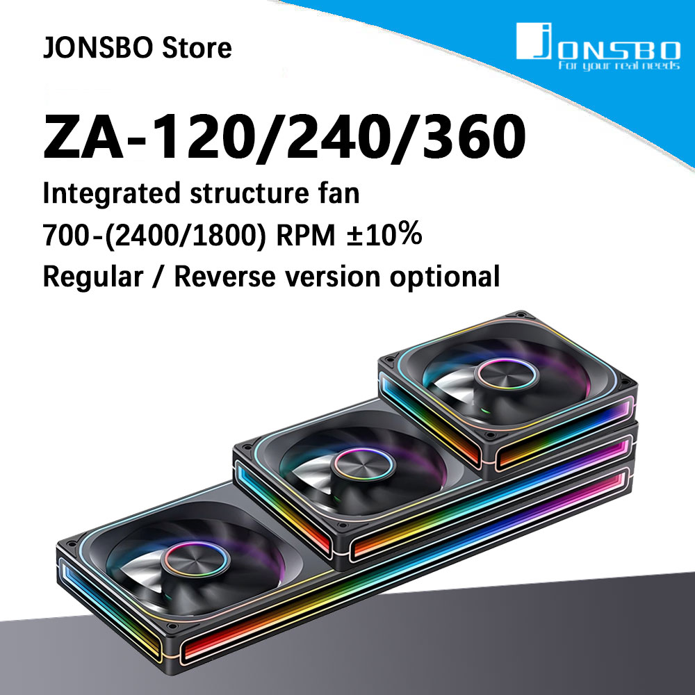 Jonsbo ZA-120/240/360 argb 12/ - Heatsink Aluminum avaliação e preço
