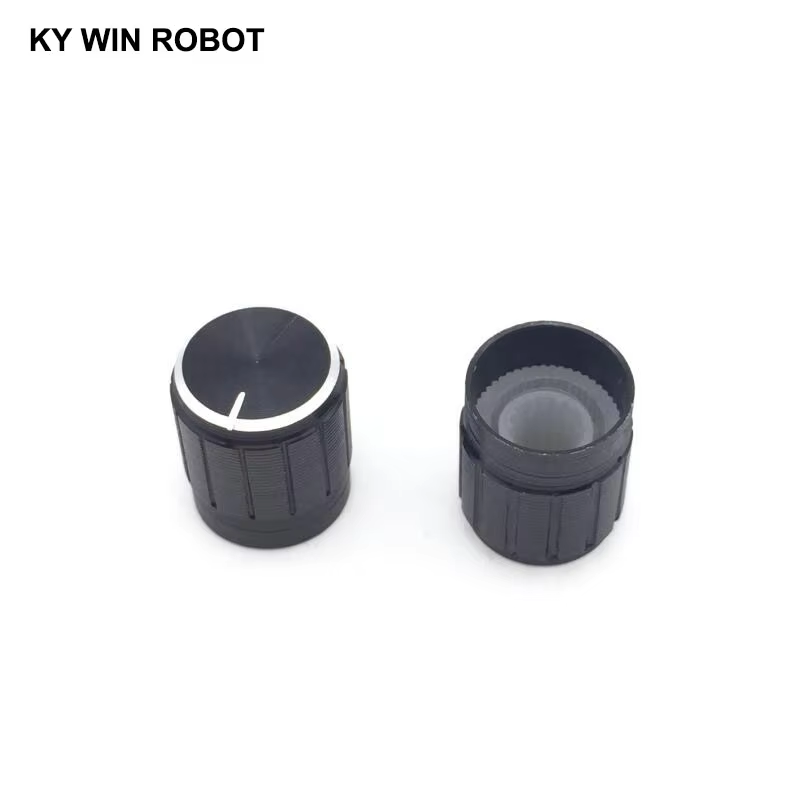 10 peças 15*17mm potenciômetro - Knob Aluminum avaliação e preço