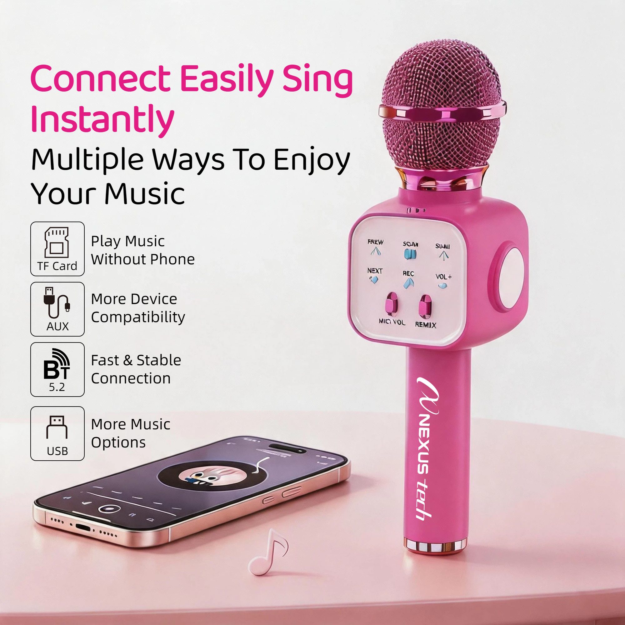 Microfone de karaoke sem fios  - Speaker Kit avaliação e preço