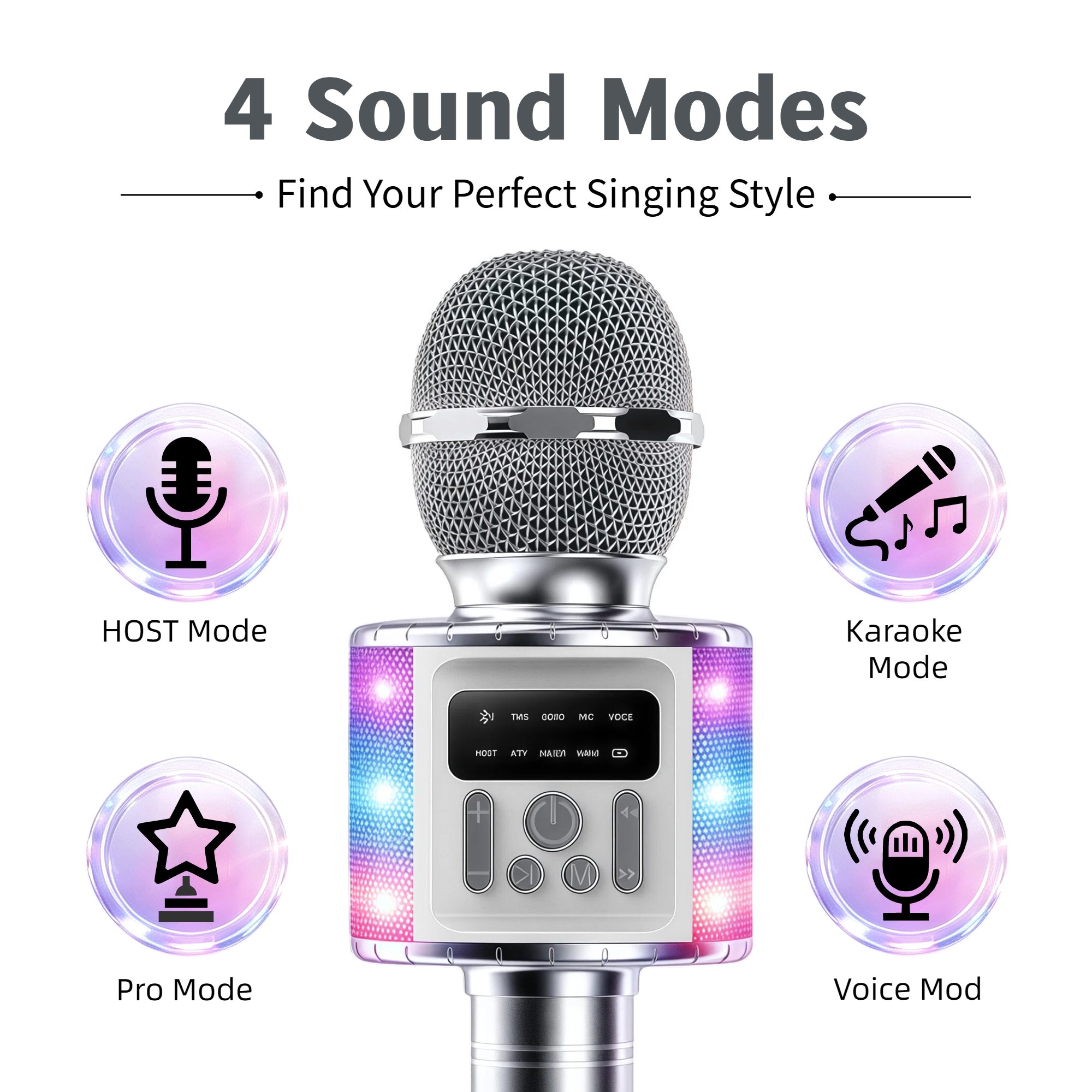Microfone de Karaokê Sem Fio D - Speaker Kit avaliação e preço