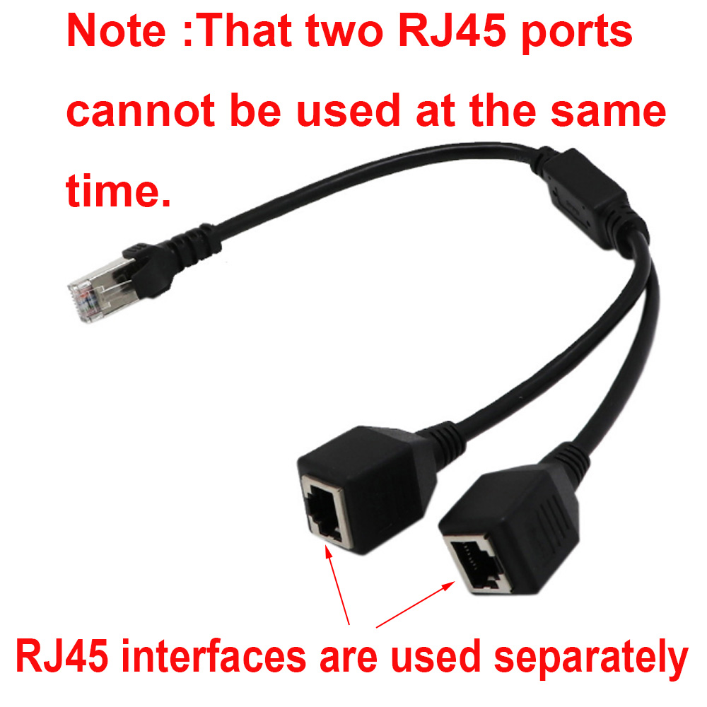 Rj45 1 macho para 2 fêmea cabo - Rj45 Jack avaliação e preço