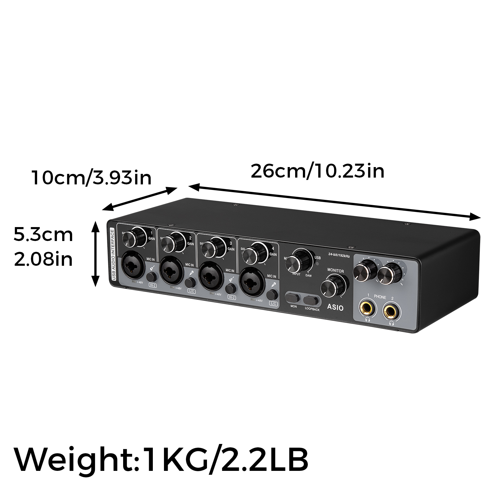 Preços de fábrica MQ44 Profess - Audio Interface avaliação e preço