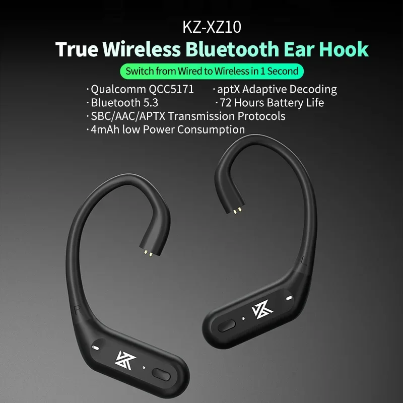 KZ XZ10 Fones de ouvido Blueto - Headphone Parts avaliação e preço