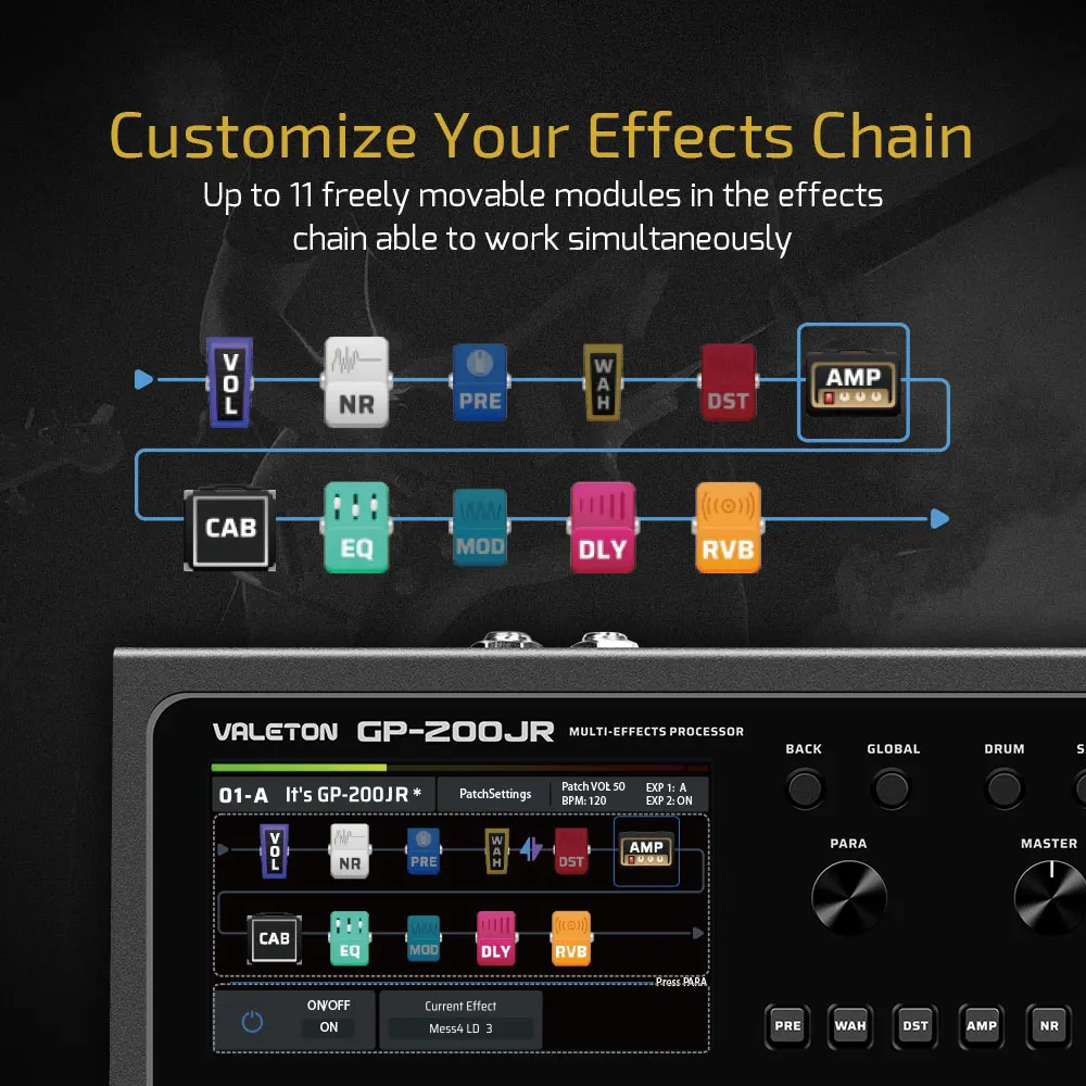 VALETON GP-200JR Guitar Bass A - Audio Interface avaliação e preço