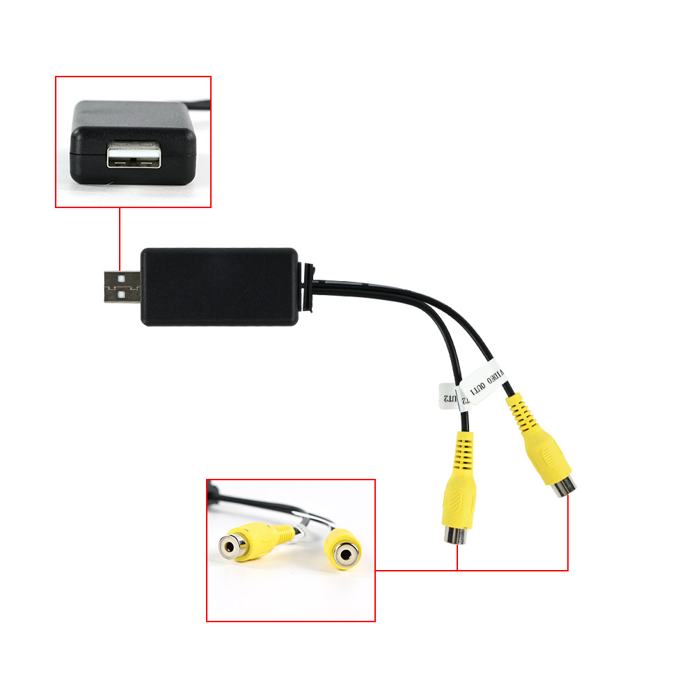 Usb para cvbs rca caixa adapta - Audio Cable Rca avaliação e preço
