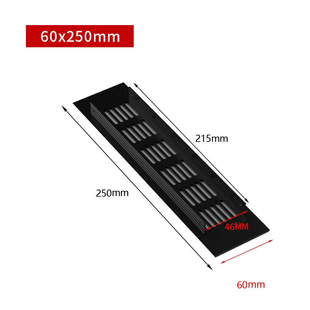 Tampa retangular de alumínio d - Ventilation Grille Aluminum avaliação e preço
