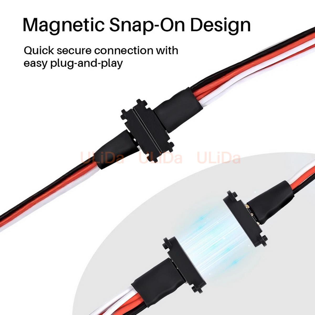 3 pinos magnéticos snap-on 1 a - Rca Cable avaliação e preço