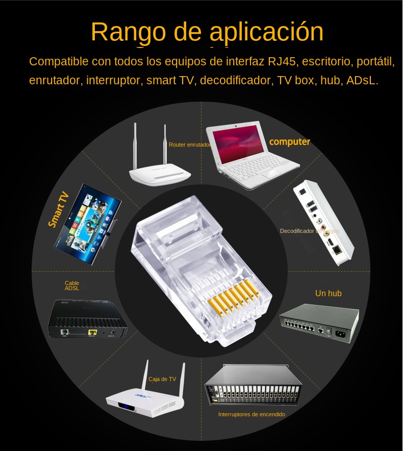 100 Conectores de Rede RJ45 Ca - Rj45 Jack avaliação e preço