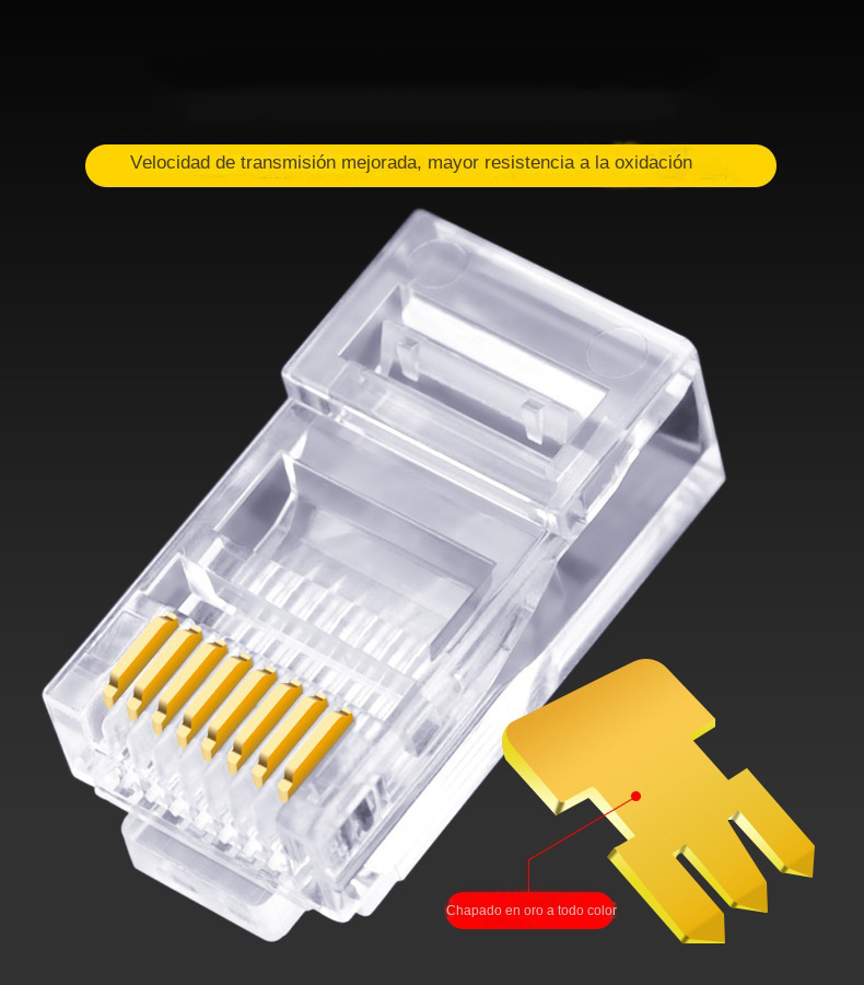 100 Conectores de Rede RJ45 Ca - Rj45 Jack avaliação e preço