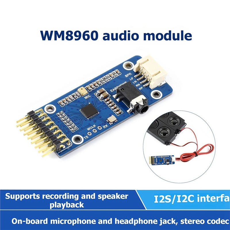 WM8960 para Raspberry Pi, ecrã - Diy Speaker avaliação e preço