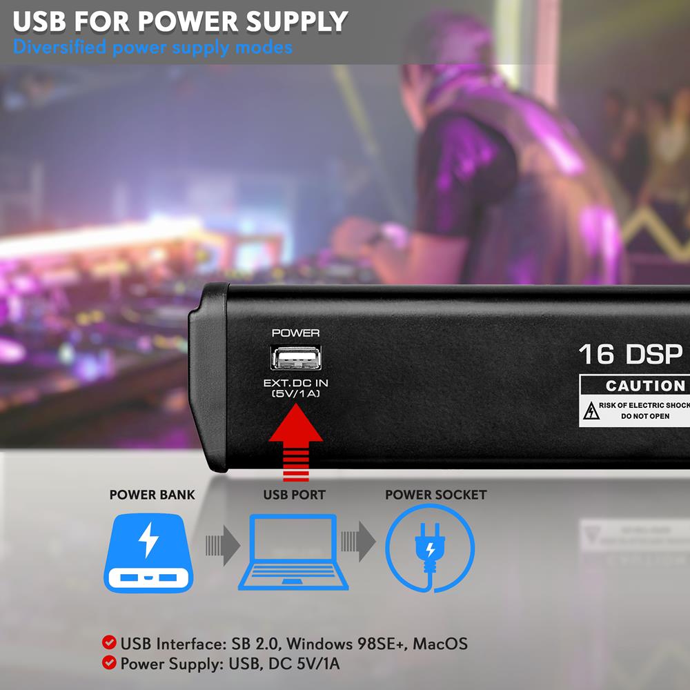 Mixer de Áudio Compacto, Inter - Audio Interface avaliação e preço