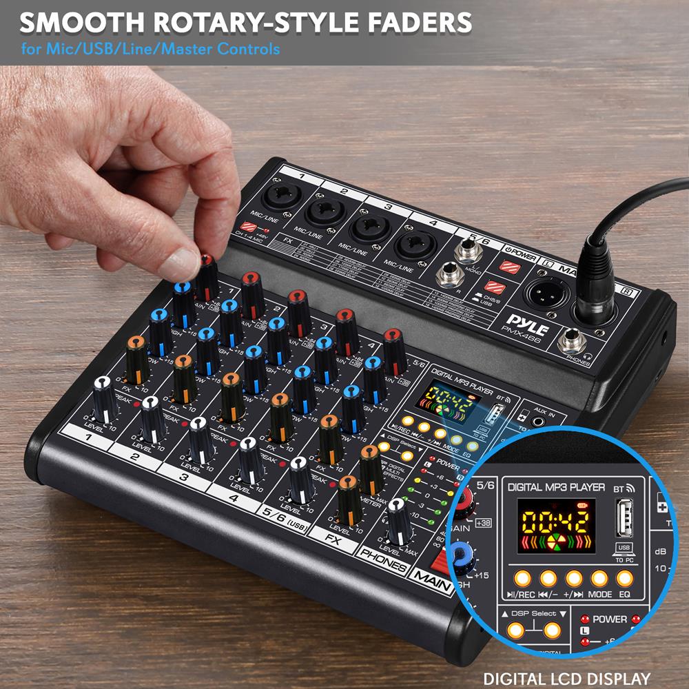 Mixer de Áudio Compacto, Inter - Audio Interface avaliação e preço
