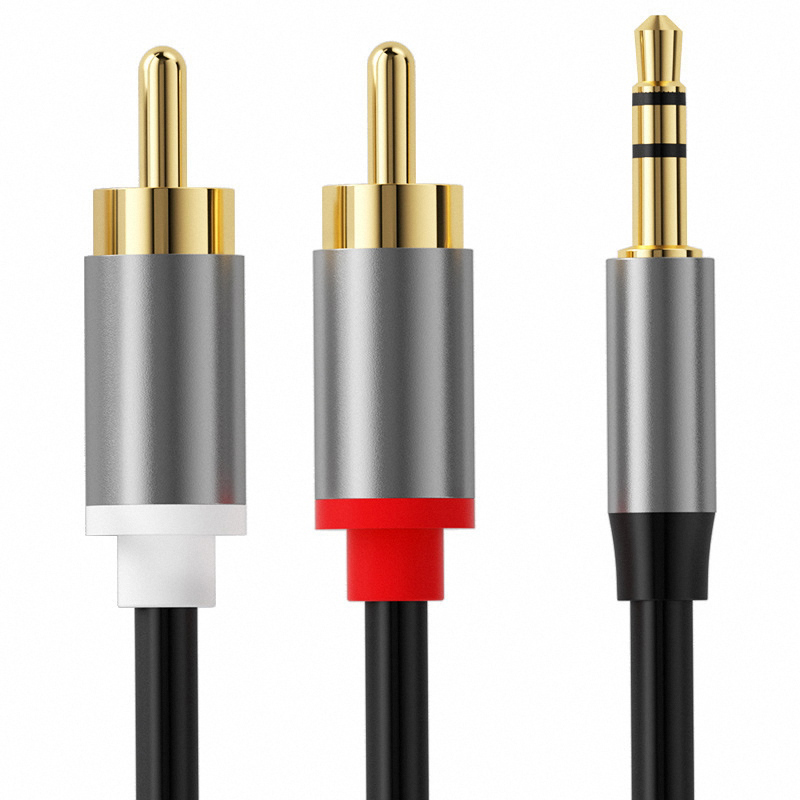 3.5mm para 2rca duplo lótus ca - Audio Cable Rca avaliação e preço